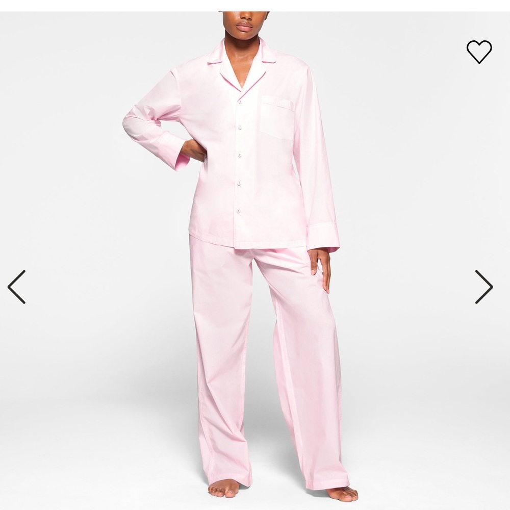 💞LAST CALL. MOVING SOON 💞SKIMS cotton poplin pajamas XL SET